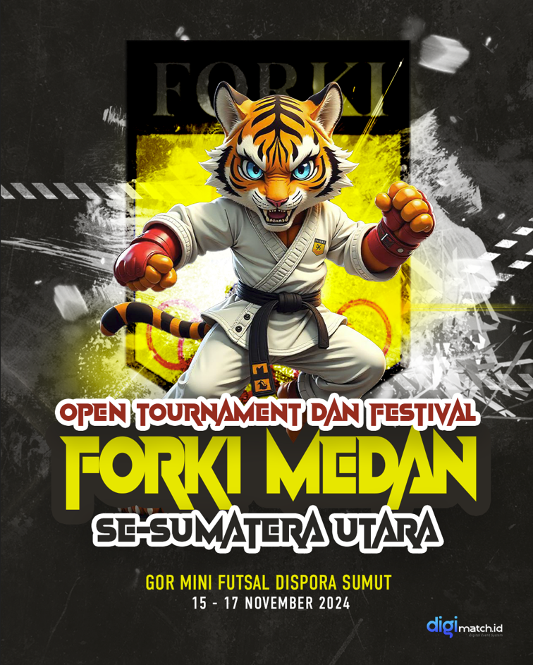 Open Tournament dan Festival FORKI Medan se-Sumatera Utara